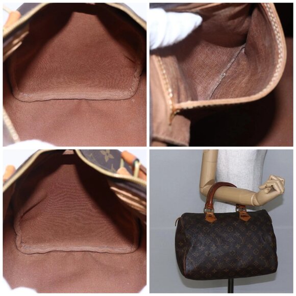 LOUIS VUITTON Monogram Speedy 30 Hand Bag - Picture 16 of 16
